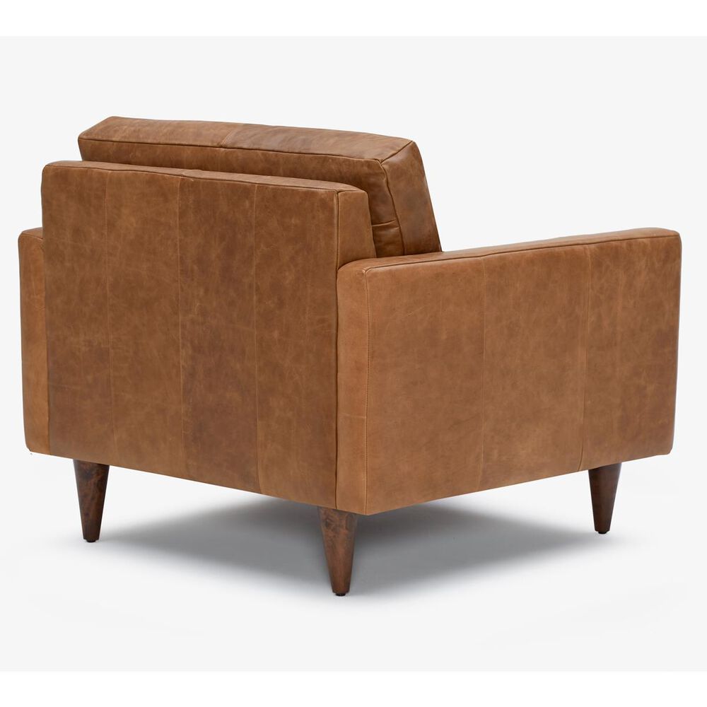 Joybird Eliot Leather Chair in Santiago Ale, , large