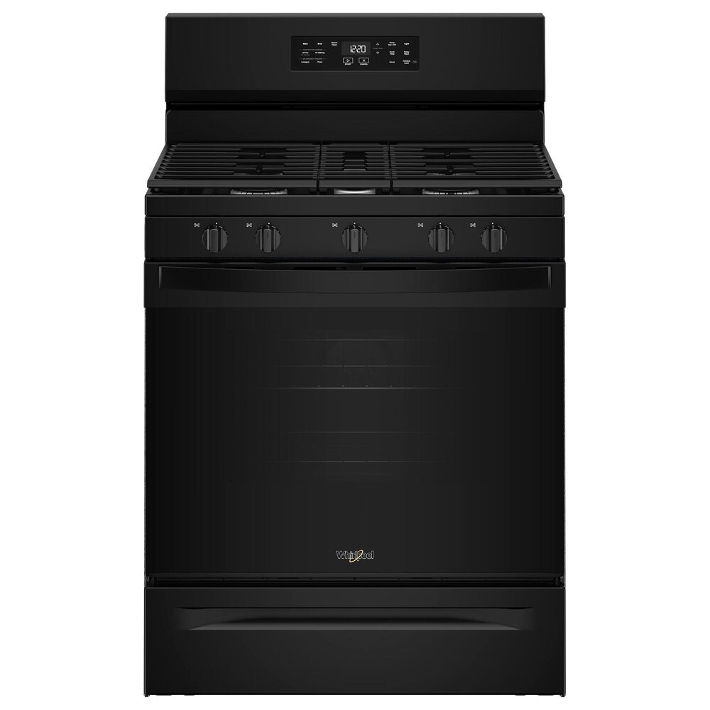 Whirlpool 5 Cu. Ft. Freestanding Gas Range in Black, , large