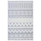 Safavieh Bermuda 5"3" x 7"6" Cream and Navy Indoor/Outdoor Area Performance Rug, , large