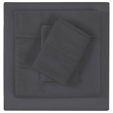 Pem America Christian Siriano New York 4-Piece Full Sheet Set in Dark Grey, , large