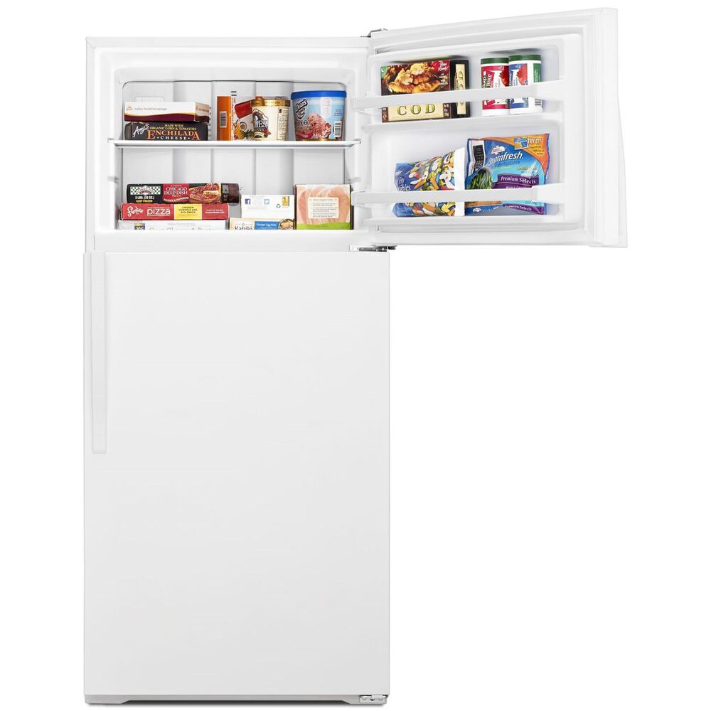 Whirlpool 28&quot; Wide 14 Cu. Ft. Top Freezer Refrigerator in White, , large