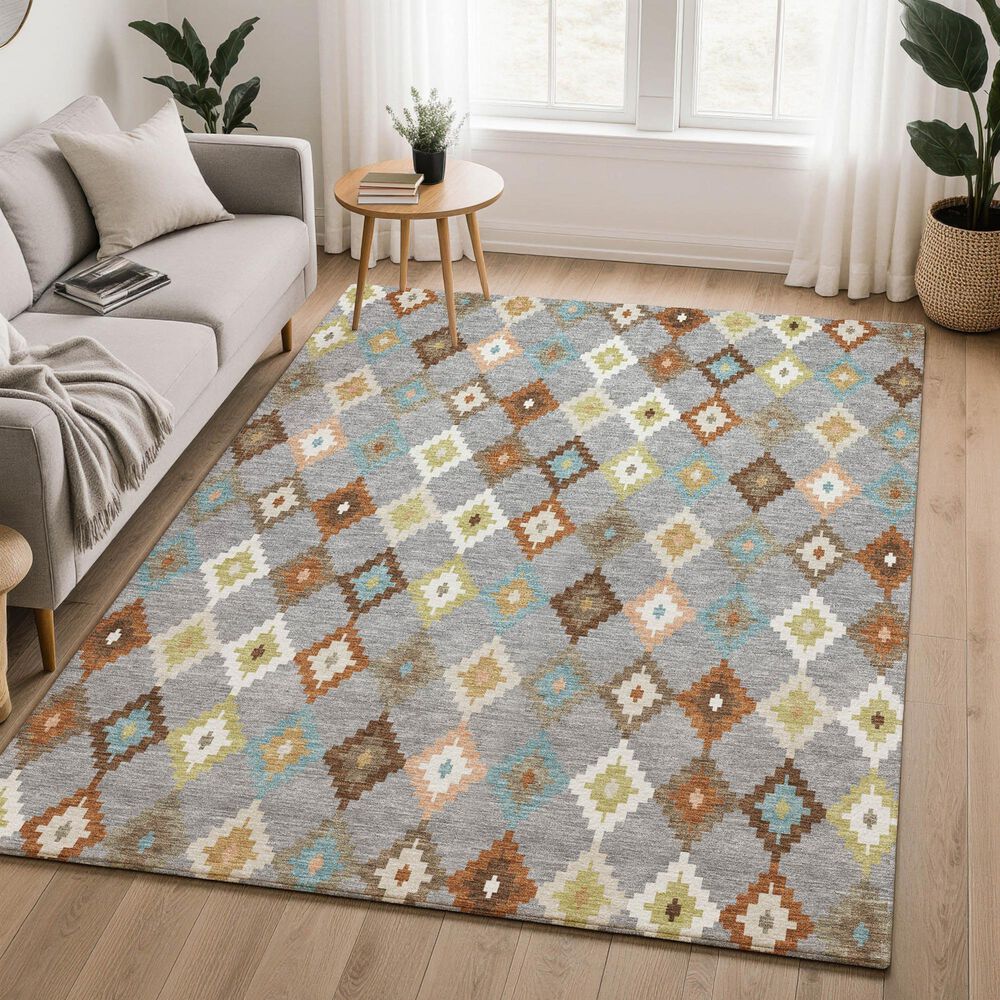 Dalyn Rug Company Kenner Gray 6'6" x 9'6" Area Rug, , large