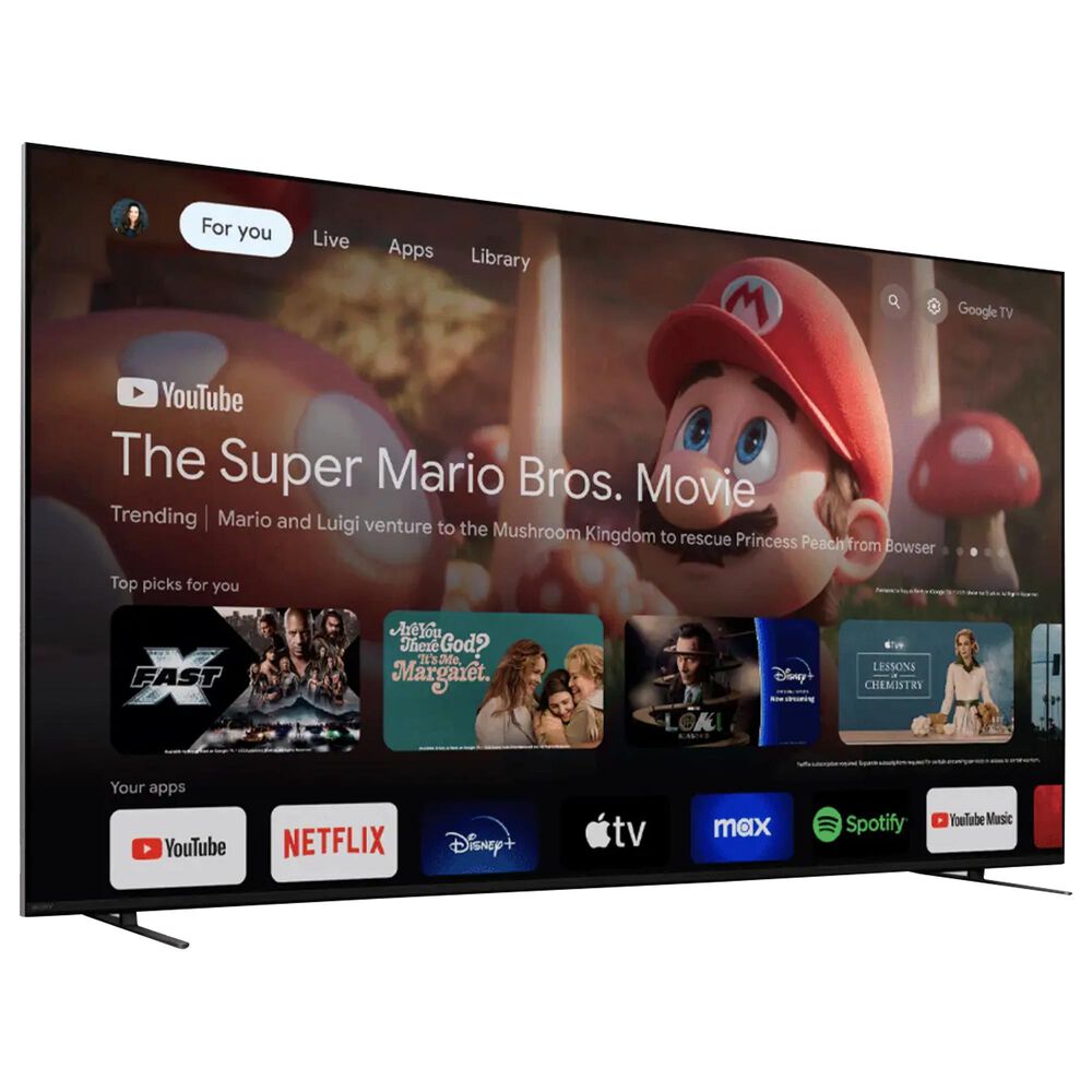 Sony 65&quot; Class Bravia 7 Mini LED QLED 4K HDR - Smart TV with Theater U Wearable Speaker in Black, , large