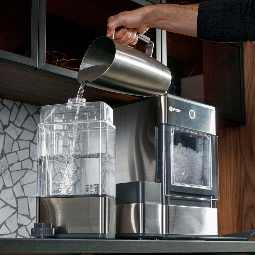GE Profile Opal Nugget Ice Maker Sidetank in Stainless Steel, , large