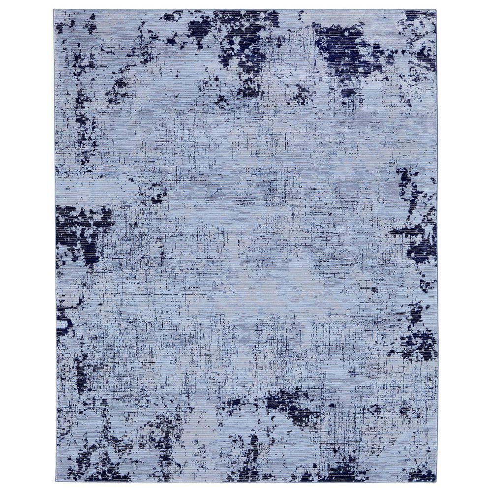 Feizy Sonora 5" x 7"6" Blue and Light Blue Area Rug, , large