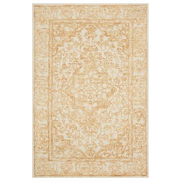 Magnolia Home Annie ANN-03 2"3" x 3"9" White and Gold Area Rug, , large