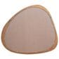 Hearth and Haven 45" Wall Mirror with Curvy Shape and Pine Wood Frame in Natural, , large
