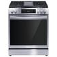 Frigidaire Gallery 2-Piece Kitchen Package with 6 Cu. Ft. Gas Range and 30" Over-The-Range Microwave in Stainless Steel, , large
