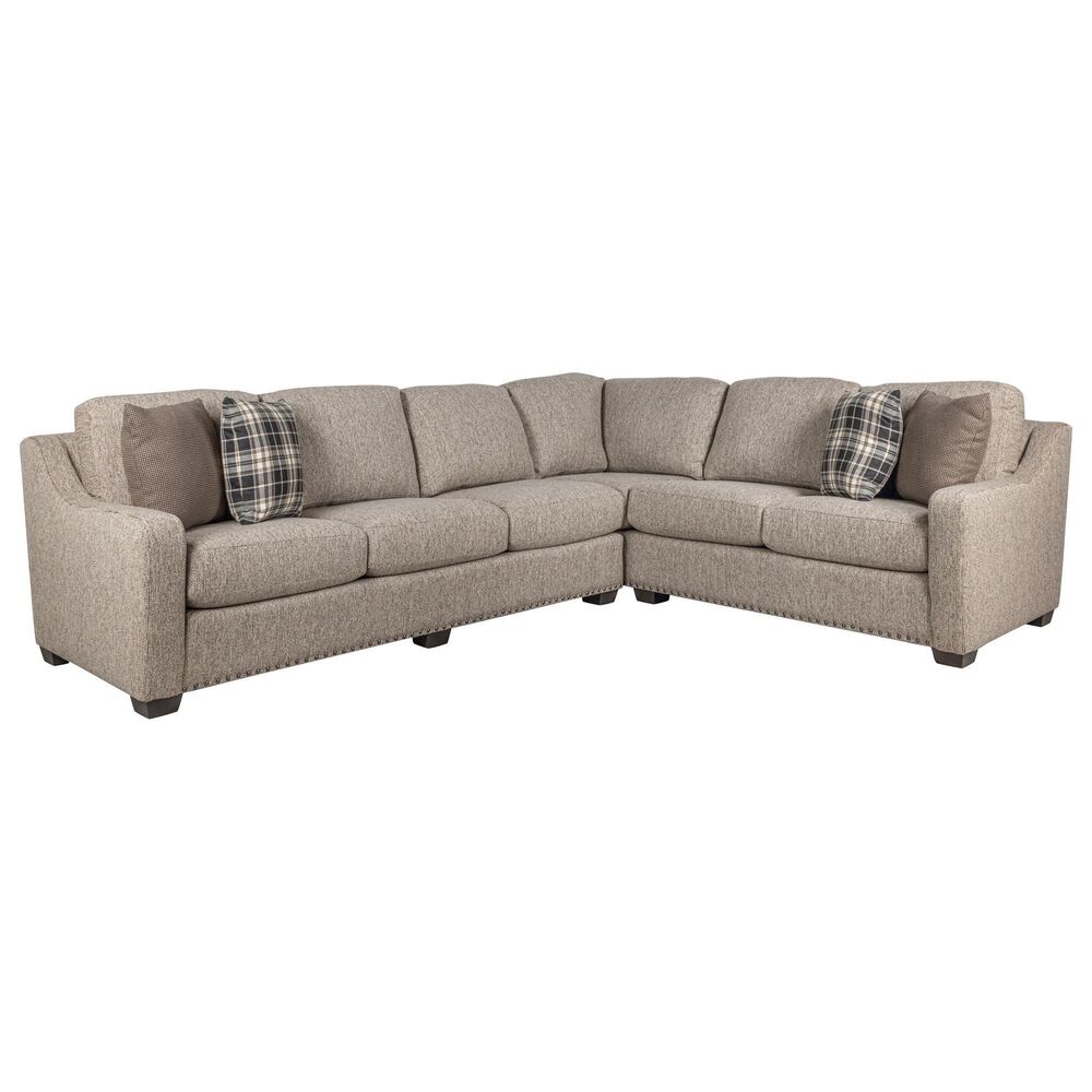 Smith Brothers Smith Brothers 2 Piece Sectional in Charcoal, , large