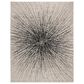 Safavieh Evoke EVK228K 11" x 15" Black and Ivory Area Rug, , large