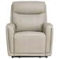 Kelsey Nosal Pincara Power Auto Glide Recliner with Adjustable Headrest in Bone, , large