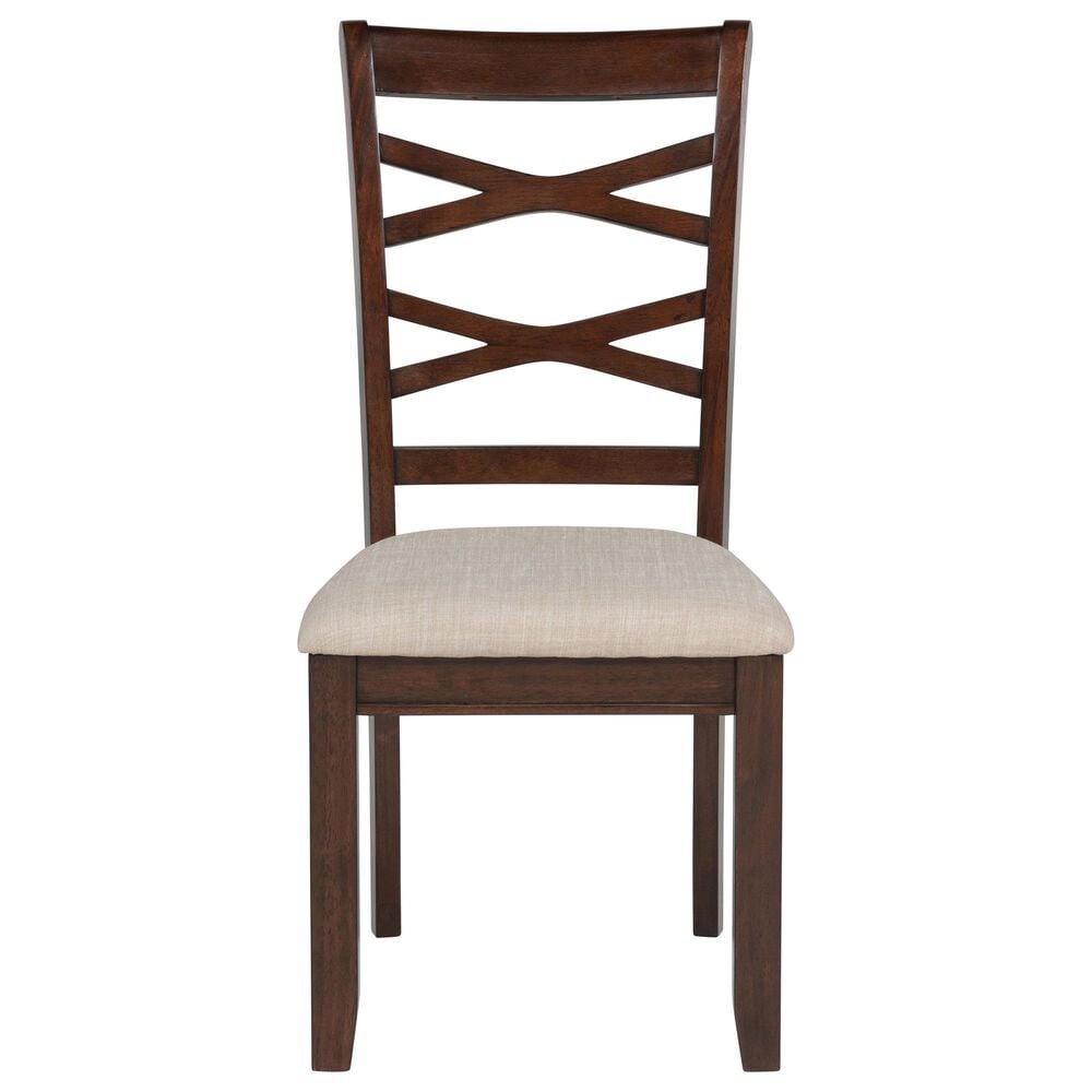 Coaster Barton 5-Piece Round Dining Set in Dark Brown, , large