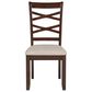Coaster Barton 5-Piece Round Dining Set in Dark Brown, , large