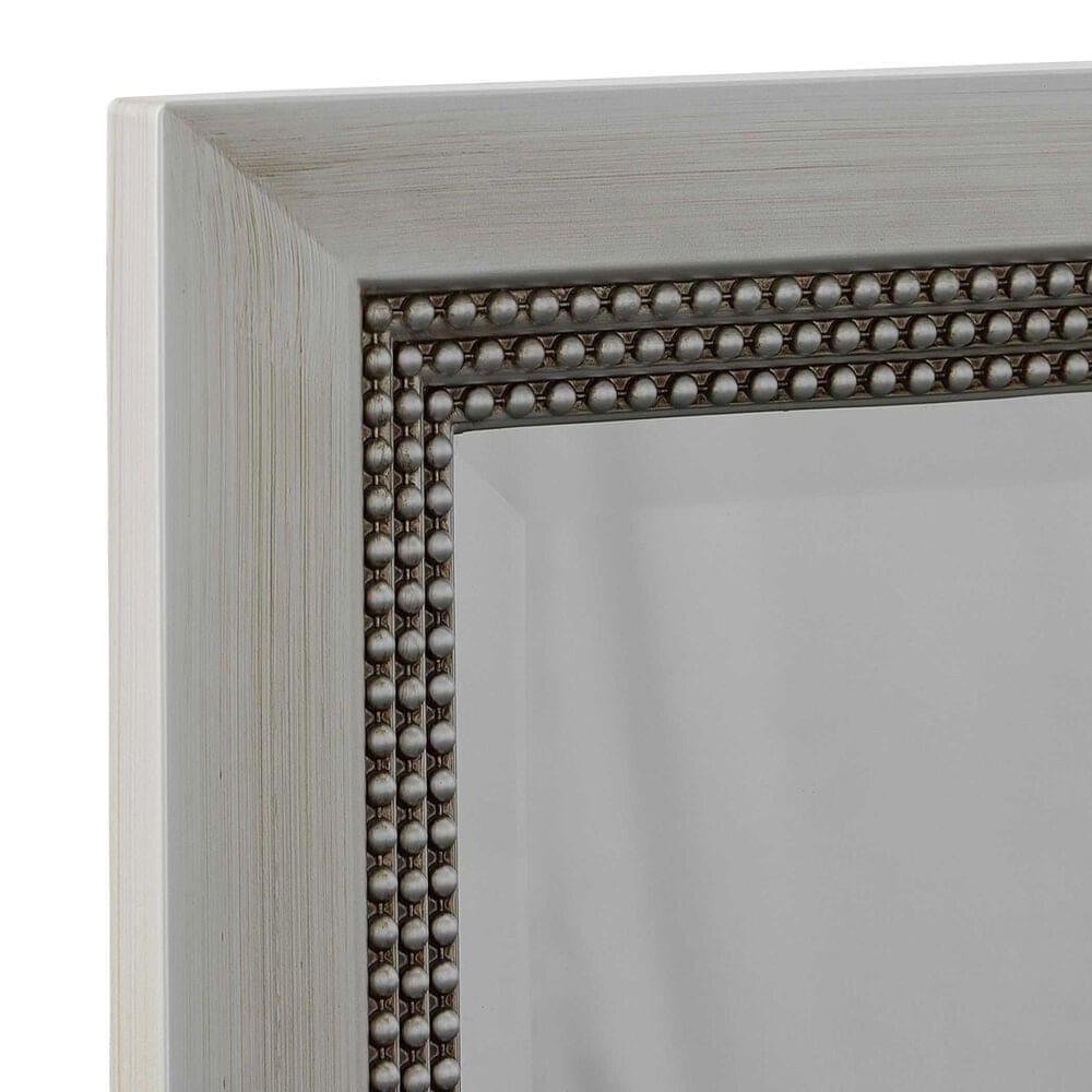 Salt &amp; Light Space Beads Vanity Mirror in Warm Silver, , large