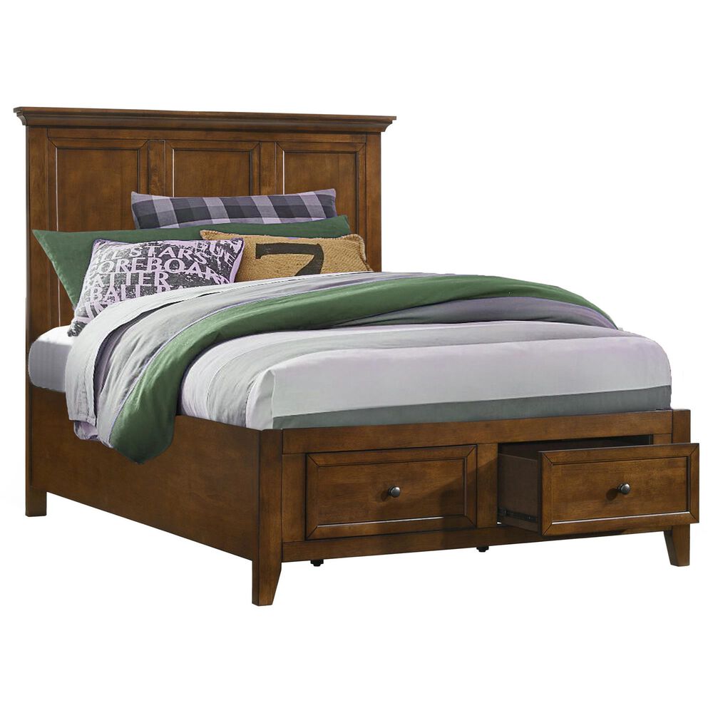 Hawthorne Furniture San Mateo Youth Full Storage Bed in Tuscan, , large