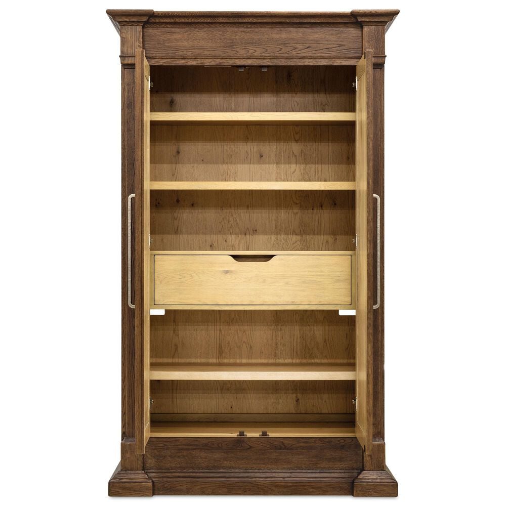 Hooker Furniture Driftwood 2-Door Wardrobe in Worn Saddle, , large