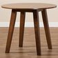 Baxton Studio Ela Dining Table in Walnut Brown - Table Only, , large
