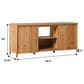 Walker Edison Flynn Scandinavian 58" TV Stand in English Oak, , large