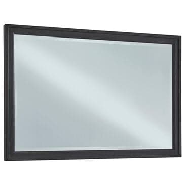 Millenium Foyland Bedroom Mirror in Brushed Black and Dusty Grayish Brown, , large