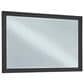 Millenium Foyland Bedroom Mirror in Brushed Black and Dusty Grayish Brown, , large