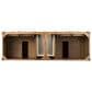 James Martin Vanities Brittany 72" Double Bathroom Vanity in Saddle Brown with 3 cm Parisien Bleu Quartz Top and Rectangular Sinks, , large