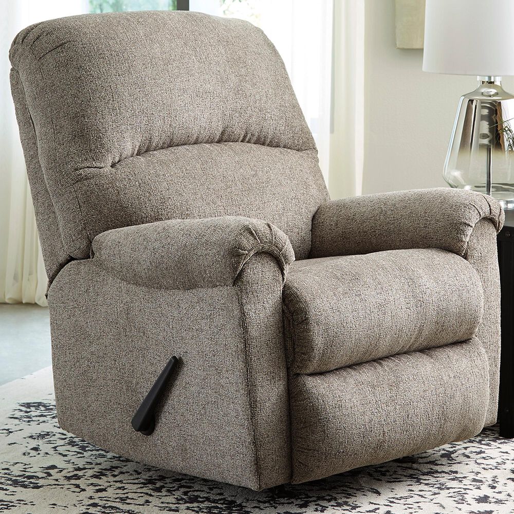 Ashley Ballinasloe Rocker Recliner in Platinum, , large