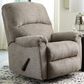Ashley Ballinasloe Rocker Recliner in Platinum, , large