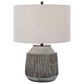 Uttermost Neolithic Table Lamp in Blue Gray, Rust Brown and Dark Bronze, , large