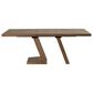 Linon Home Decor Callahan Dining Table with Leaf in Brown - Table Only, , large