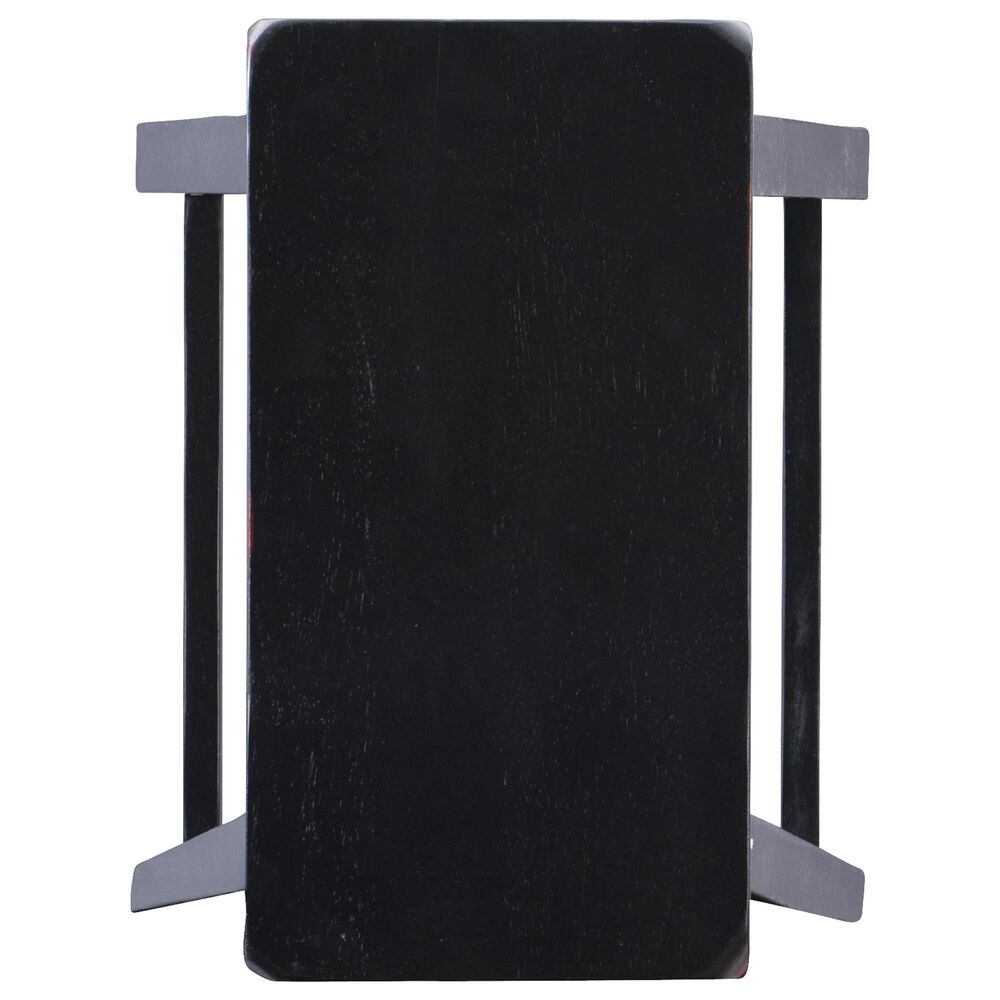 Linon Home Decor Beamon Bar Stool in Antique Black, , large