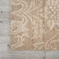 Nourison Silk Shadows 2"3" x 8" Light Gold Runner, , large