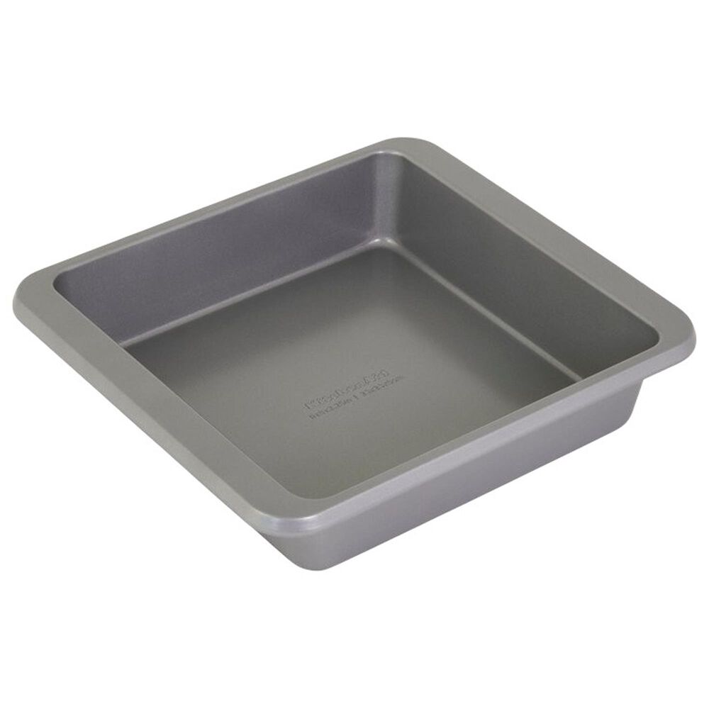 KitchenAid 9" Square Nonstick Cake Pan in Silver, , large