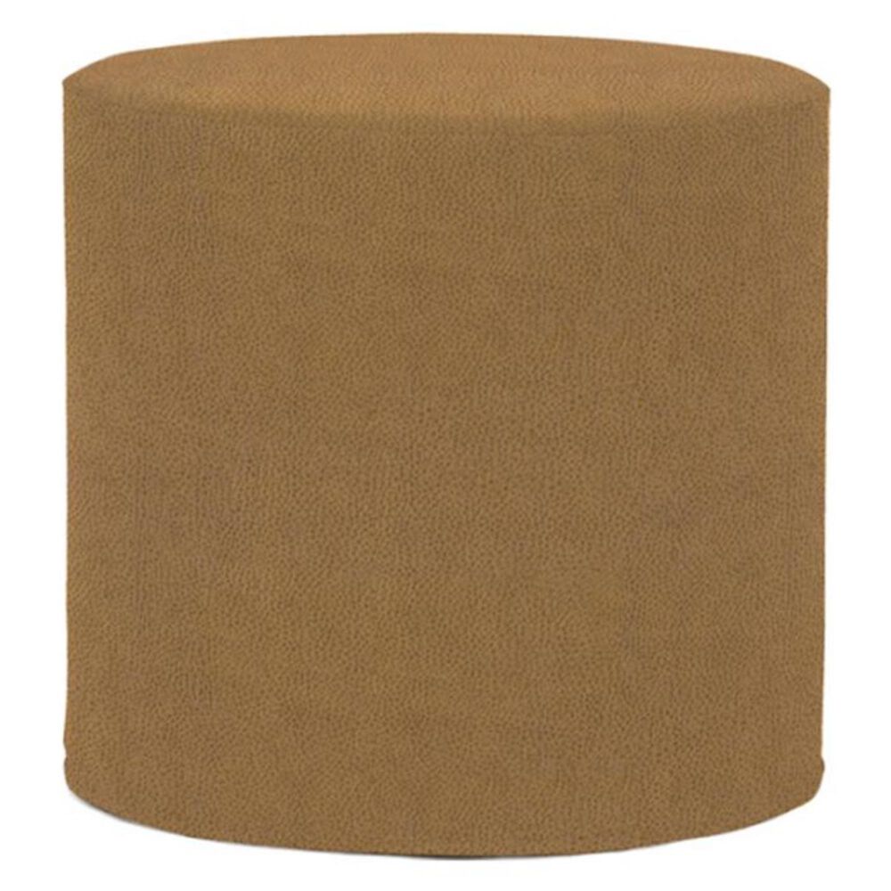 Howard Elliott No Tip Cylinder Ottoman in Avanti Bronze, , large