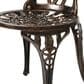 Hearth and Haven Nassau 3-Piece Bistro Set in Copper, , large