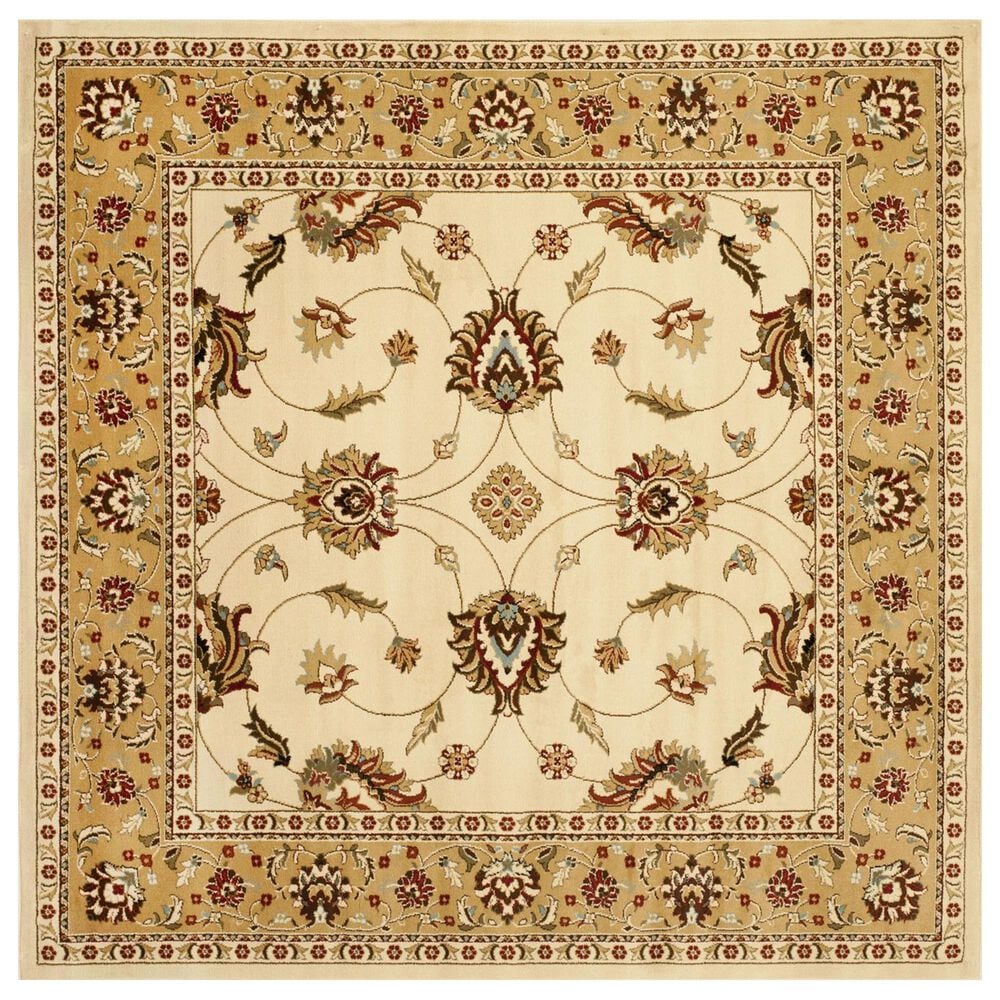 Safavieh Lyndhurst LNH553 6"7" Square Ivory and Beige Area Rug, , large