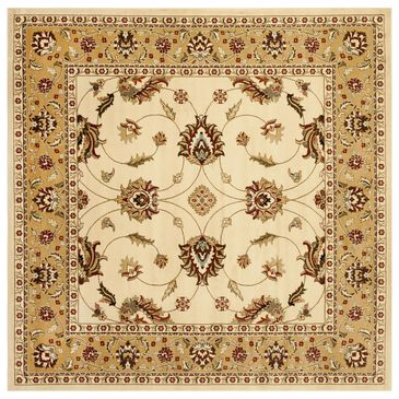 Safavieh Lyndhurst LNH553 6"7" Square Ivory and Beige Area Rug, , large