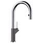 Blanco Urbena 1.5 GPM Pull-Down Kitchen Faucet in Chrome and Cinder, , large