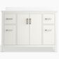 Kohler Kresla 48" Single Bathroom Vanity in White with 3 cm White Quartz Top and Rectangular Sink, , large