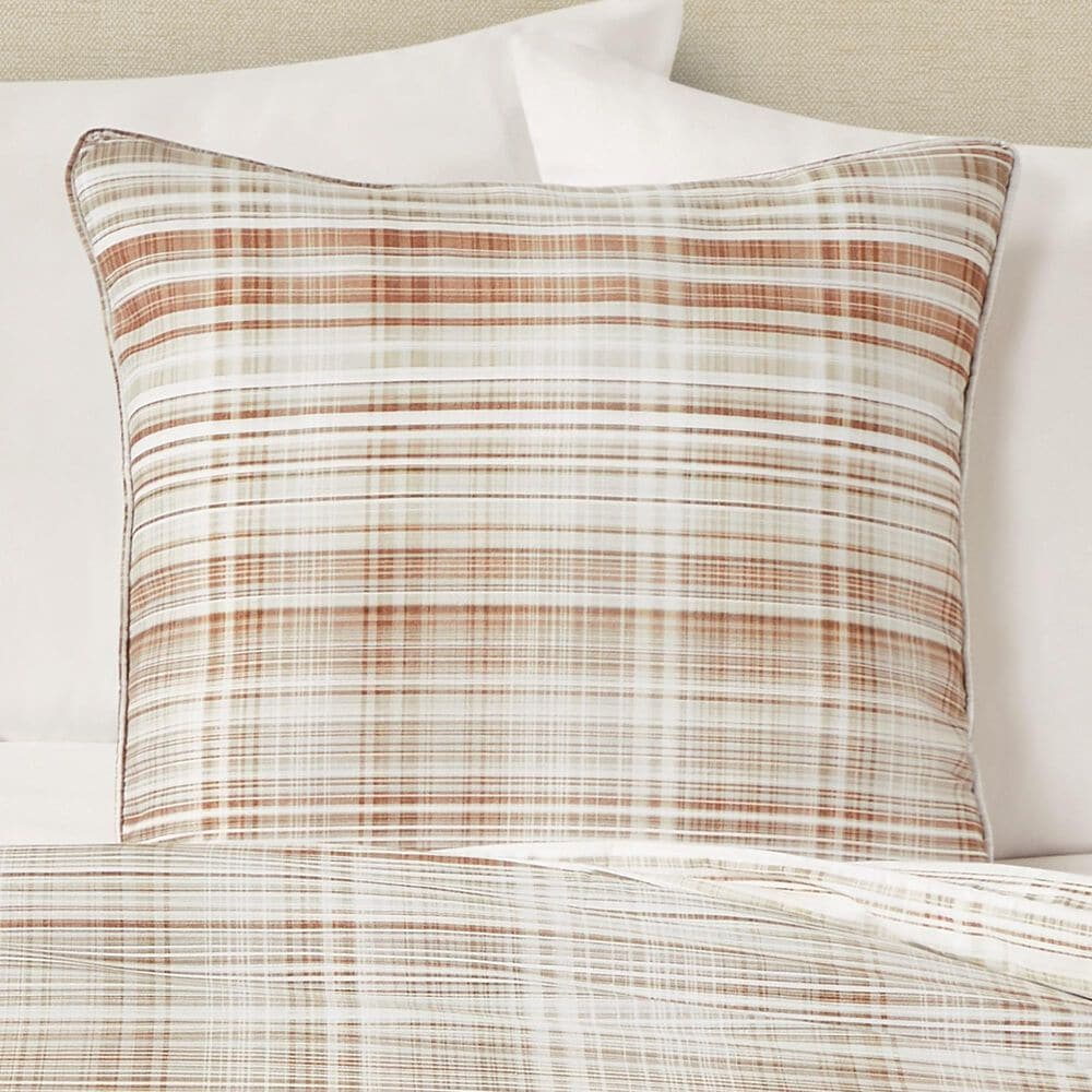 J. Queen New York Pascal 20&quot; Square Throw Pillow in Cinnamon, , large