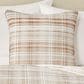 J. Queen New York Pascal 20" Square Throw Pillow in Cinnamon, , large