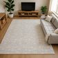 Dalyn Rug Company Soft Essentials Floral Beige 10" x 14" Indoor/Outdoor Area Rug, , large