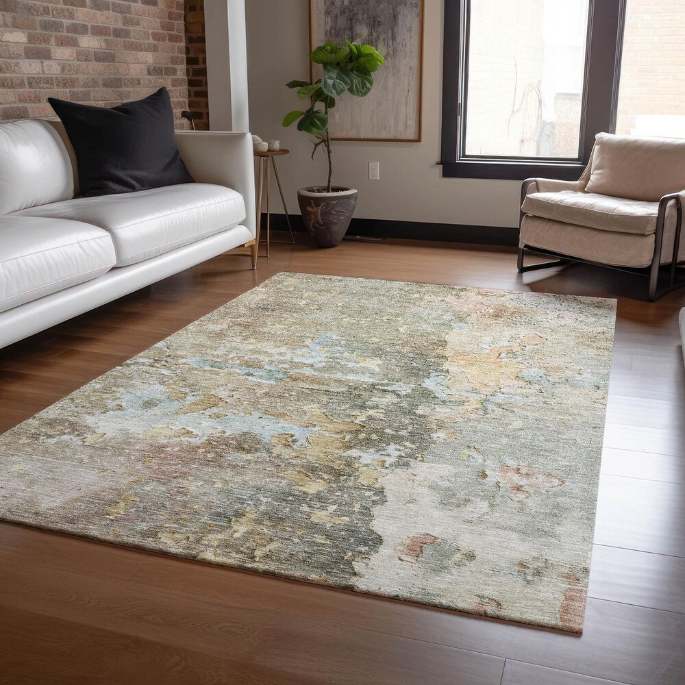 Dalyn Rug Company Ravenna RN3 8&#39; x 10&#39; Brown Area Rug, , large