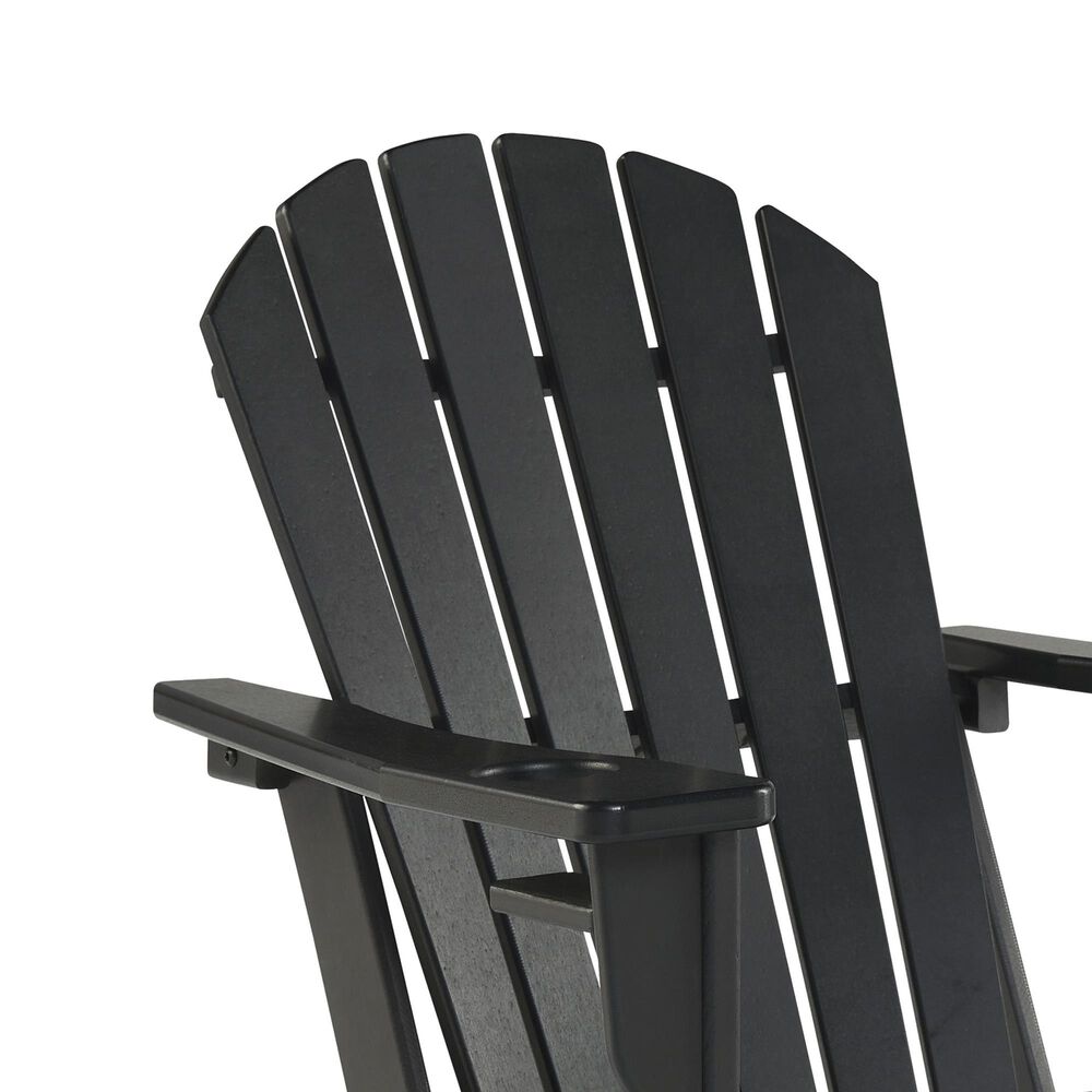 Ashley Sundown Treasure Outdoor Rocking Chair in Black, , large