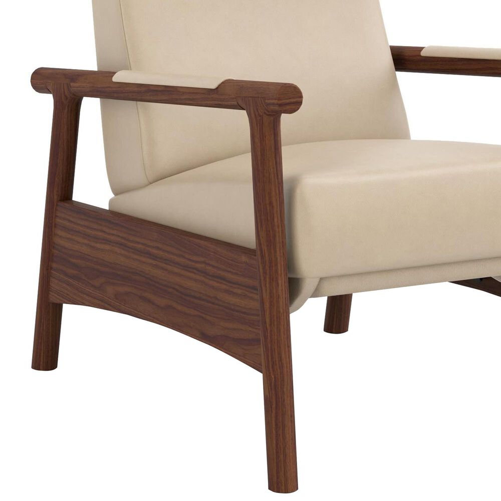 Stickley Furniture Walnut Grove Manual Recliner in Morganton Flax, , large