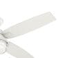Hunter Ocala 52" Outdoor Ceiling Fan with LED Lights in Fresh White, , large