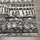 Surya Lavadora 9"3" x 12" Black, Gray and Light Gray Area Rug, , large