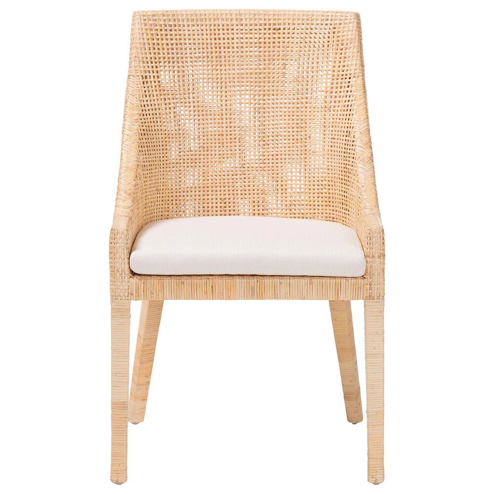 Baxton Studio Beata Side Chair in Light Honey, , large