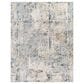 Surya Laila  6"7" Round Light Gray, Navy, Camel, Wheat and Charcoal Area Rug, , large