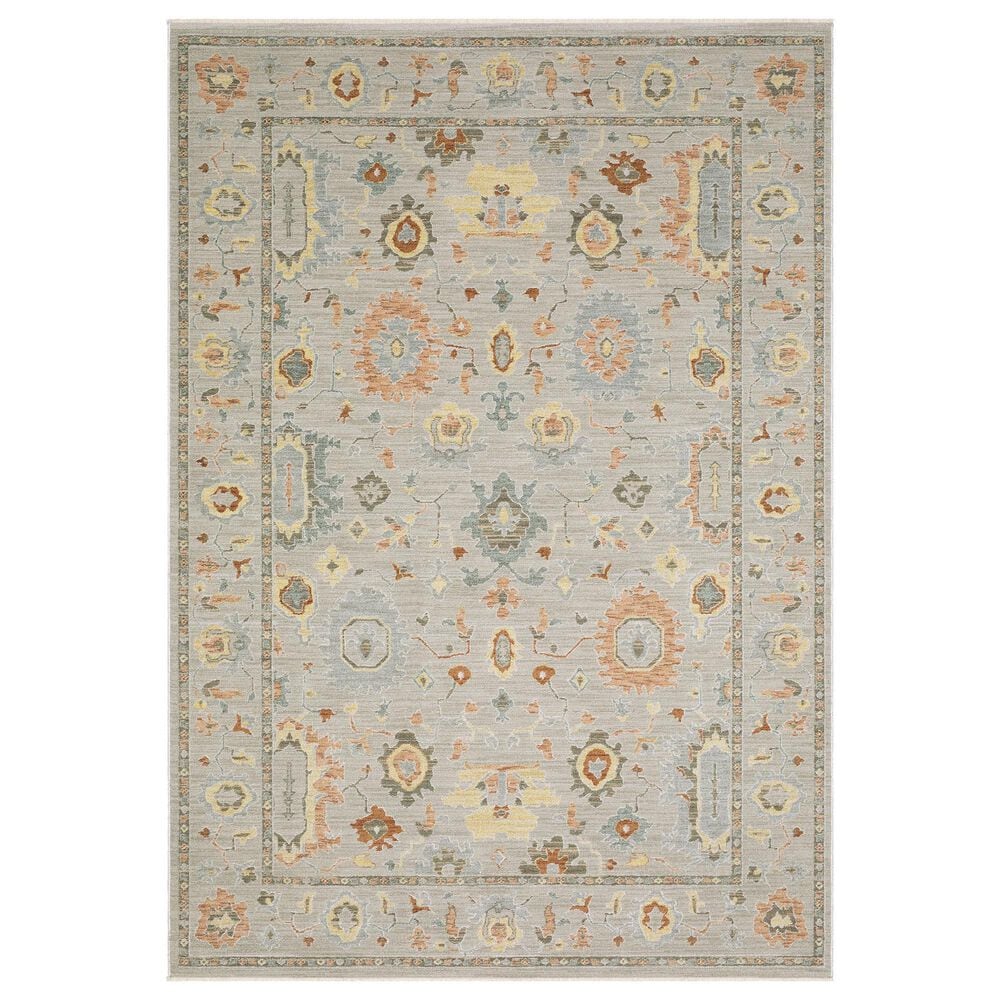 Oriental Weavers Keaton Grey and Multicolor 3"3" x 5" Area Rug, , large