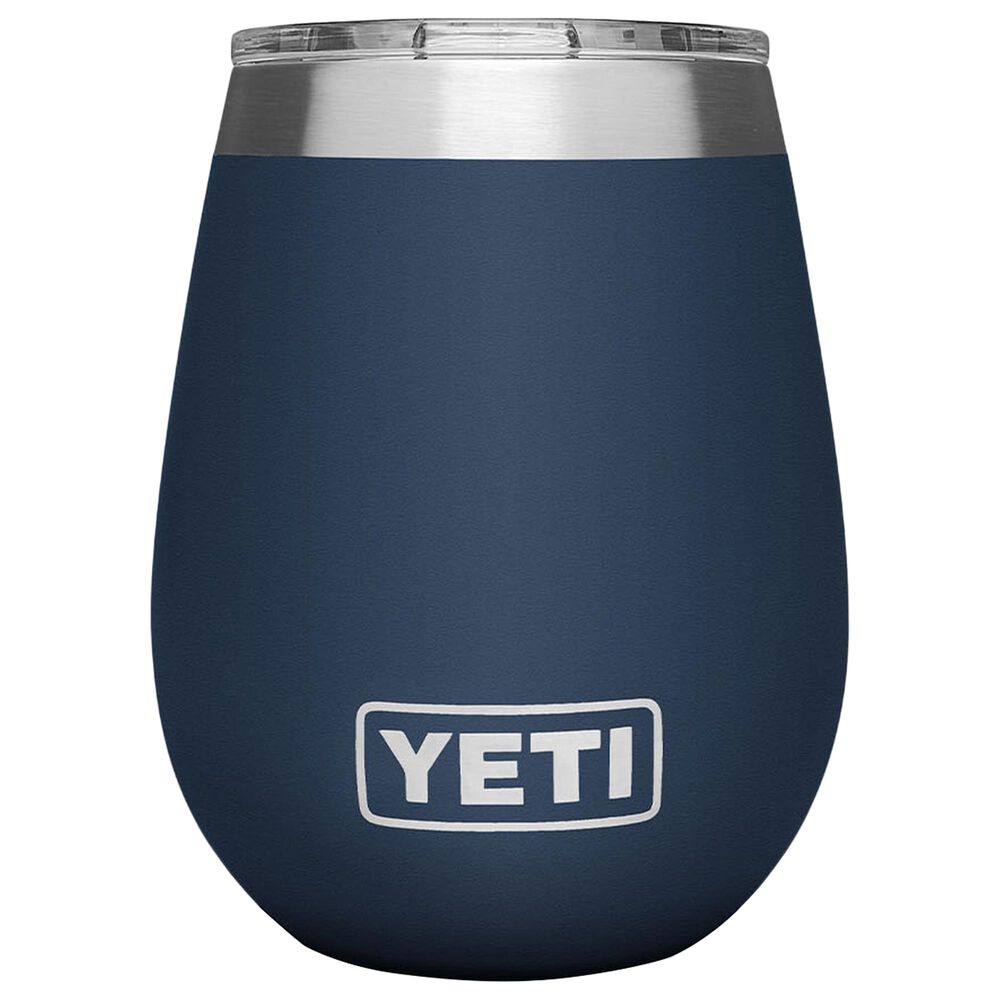 YETI Rambler 10 Oz Wine Tumbler with MagSlider Lid in Navy, , large